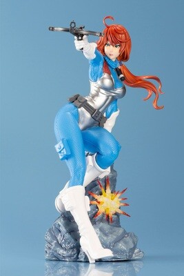 Kotobukiya G.I. JOE Scarlett Sky Blue Color BIshoujo Statue