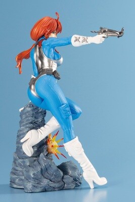 Kotobukiya G.I. JOE Scarlett Sky Blue Color BIshoujo Statue