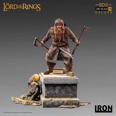 Iron Studios Gimli Deluxe Art Scale 1/10 - Lord of the Rings