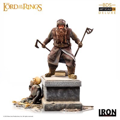 Iron Studios Gimli Deluxe Art Scale 1/10 - Lord of the Rings