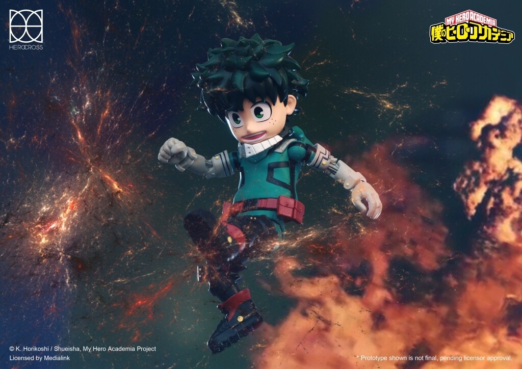 PRE-ORDER Herocross Hybrid Metal Figuration: MIDORYA IZUKU