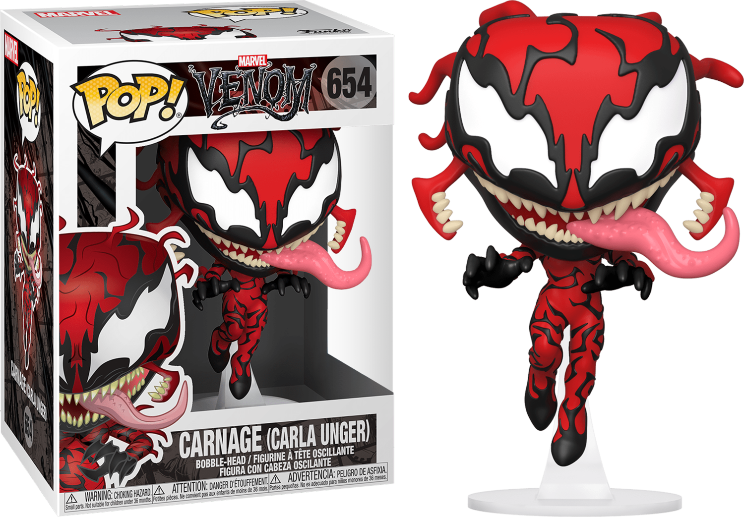 Funko Marvel Carnage Carla Unger Exclusive Pop! Vinyl Figure