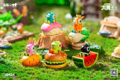 PRE-ORDER Moetech Little Q animals-the King of Eaters series Box of 8