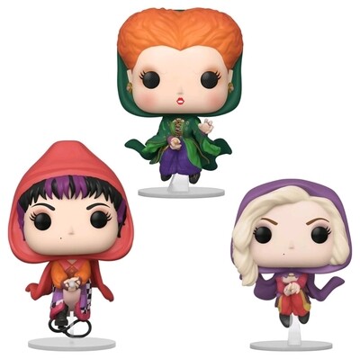 Funko Hocus Pocus - Sanderson Sisters Flying Exclusive Pop! Vinyl 3-Pack Figure