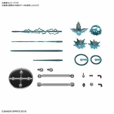 PRE-ORDER Bandai CUSTOMIZE EFFECT (GUNFIRE IMAGE Ver.) [BLUE]