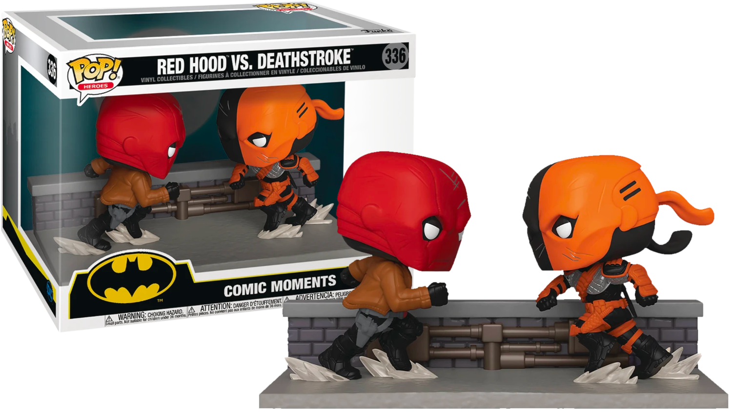 Funko Deathstroke - Red Hood vs Deathstroke Comic Moments Exclusive Pop! Vinyl Figure 2-Pack