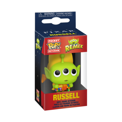 Funko Disney: Pixar Alien Remix as Russell Pop Keychain