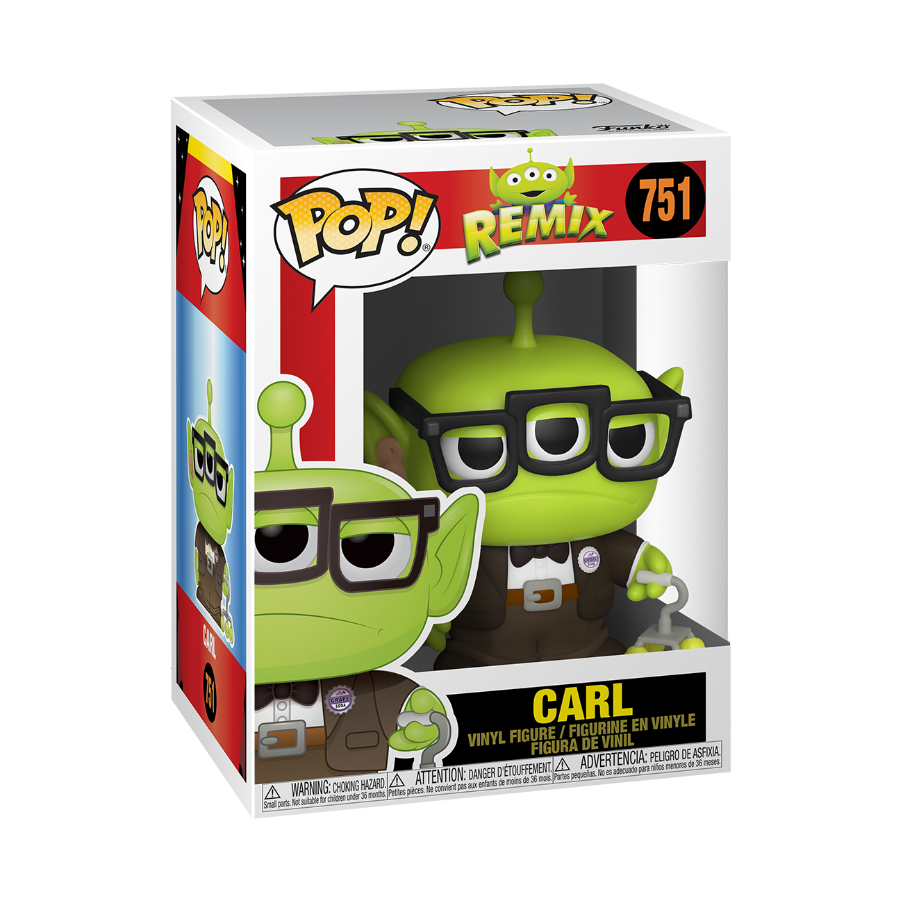 Funko Disney: Pixar Alien Remix as Carl Pop Vinyl Figure
