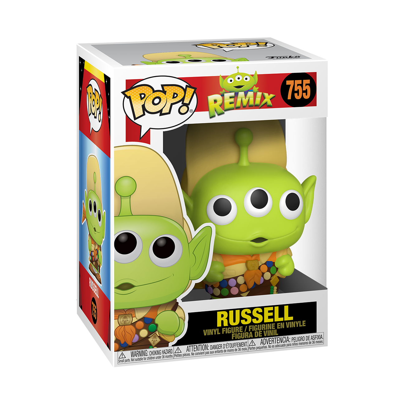 Funko Disney: Pixar Alien Remix as Russel Pop Vinyl Figure