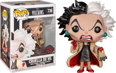 Funko 101 Dalmatians - Cruella De Vil Glittered Exclusive Vinyl Figure