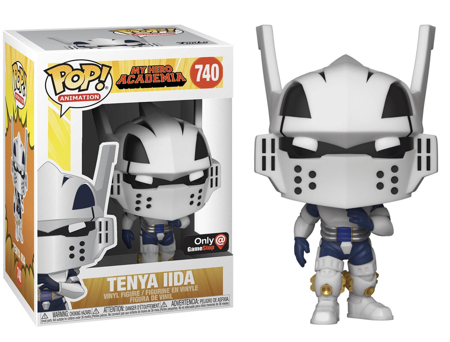 Funko My Hero Academia Iida Tenya with Helmet Gamestop Exclusive Vinyl  Figure