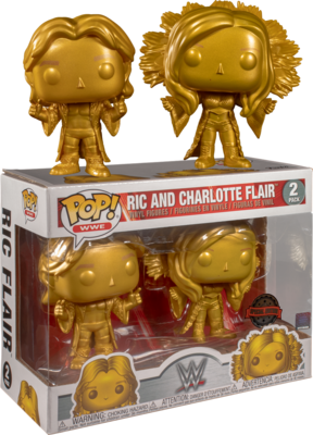 Funko WWE Ric Flair and Charlotte Flair 2 Pack Pop! Vinyl Figure