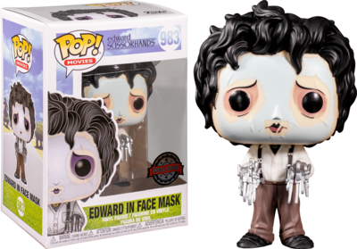 Funko Edward Scissorhands - Edward Scissorhands with Purple Face Mask exclusive Pop! Vinyl Figure
