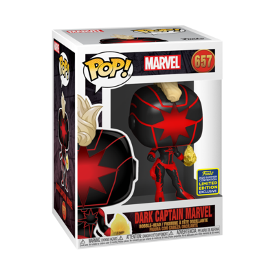 Funko Marvel - Dark Captain Marvel Summer Convention 2020 Exclusive Pop! Vinyl Pop! Figure