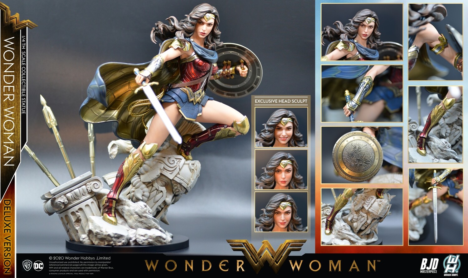 PRE-ORDER Wonder Hobby Wonder Woman 1:4 BJD MASTERPIECE (Deluxe Version)