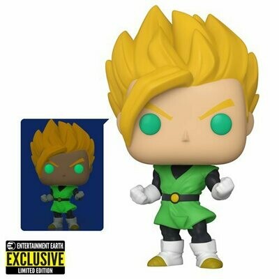 Funko Dragon Ball Z Super Saiyan Gohan Glow-in-the-Dark Pop! Vinyl Figure - Entertainment Earth Exclusive
