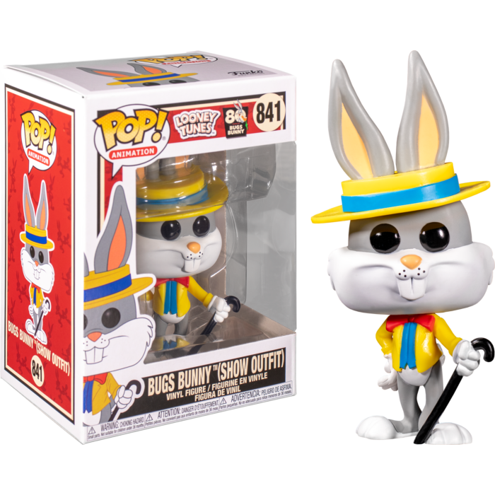Funko Looney Tunes - Bugs Bunny in Show Outfit 80th Anniversary Pop! Vinyl Figure