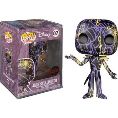 Funko The Nightmare Before Christmas - Jack Skellington Artist Series Pop! Vinyl Figure with Pop! Protector