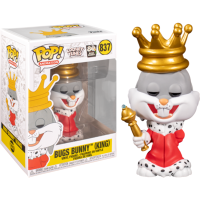 Funko Looney Tunes - King Bugs Bunny 80th Anniversary Exclusive Pop! Vinyl Figure