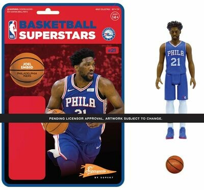 Super 7 NBA REACTION FIGURE - JOEL EMBIID (76ERS)