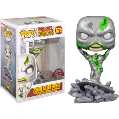 Funko Marvel Zombies - Silver Surfer Zombie Pop! Vinyl Figure