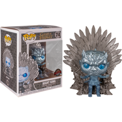 Funko Game of Thrones - Night King on Iron Throne Metallic Deluxe Pop! Vinyl Figure