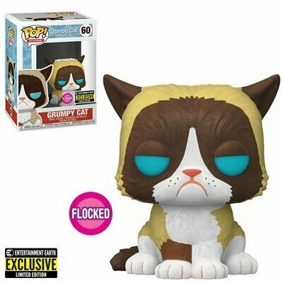 Funko Grumpy Cat Flocked Pop! Vinyl Figure - Entertainment Earth Exclusive