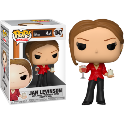 Funko The Office - Jan Levinson with Wine &amp; Candle Pop! Vinyl Figure