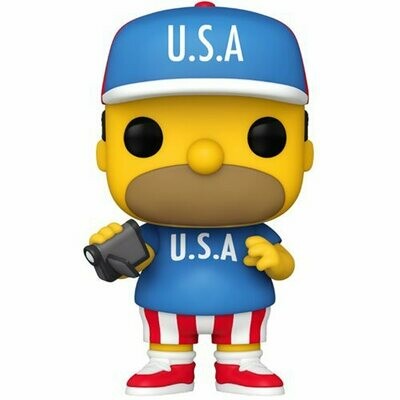 Funko Simpsons USA Homer Pop! Vinyl Figure