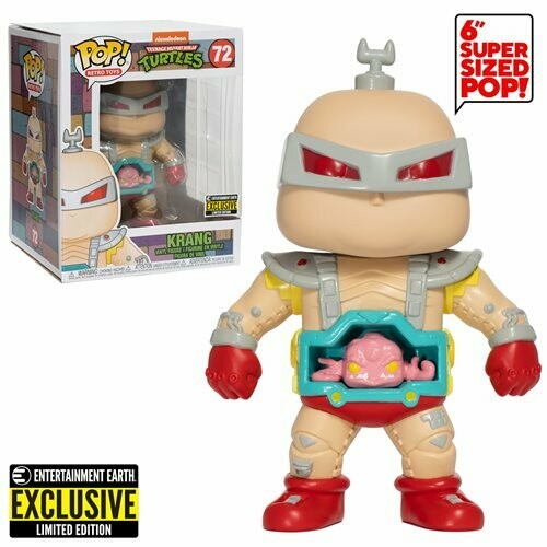 Funko Teenage Mutant Ninja Turtles Krang 6-Inch Pop! Vinyl Figure - Entertainment Earth Exclusive - 2nd Batch