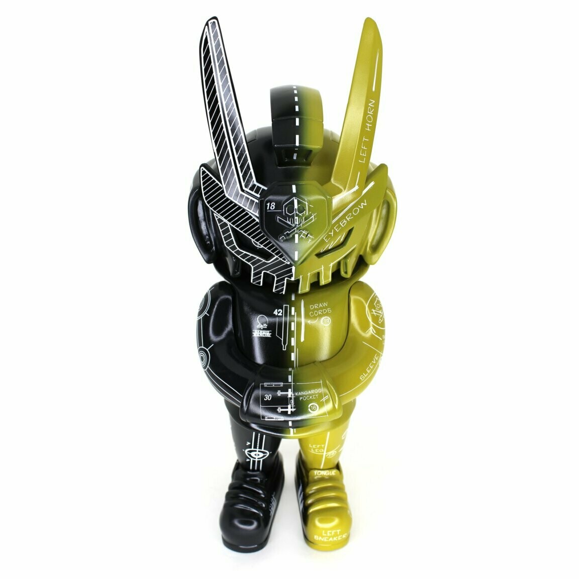 Quiccs Project Martian Black/Gold MegaTeq by Sergio Mancini x Quiccs x Martian Toys