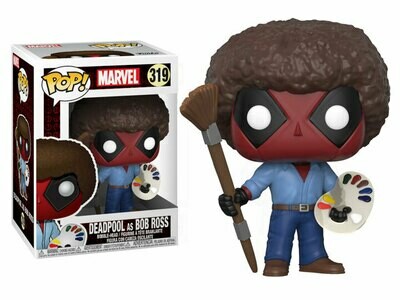 Funko Deadpool Playtime -  Deadpool as Bob Ross Pop! Vinyl Figure
