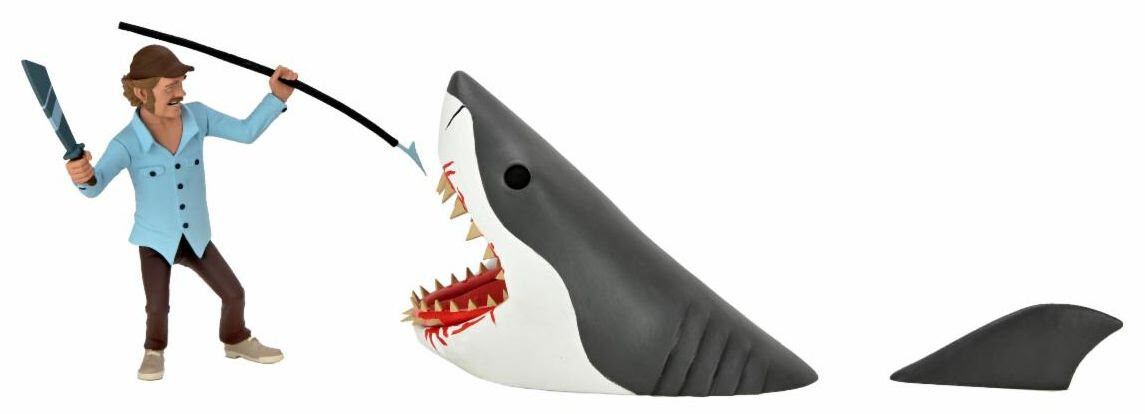 Neca Jaws - 6&quot; Scale Action Figure - Toony Terrors Jaws &amp; Quint 2-Pack