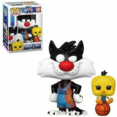 PRE-ORDER Funko Space Jam: Sylvester and Tweety Pop! Vinyl Figure and Buddy - 2nd Batch