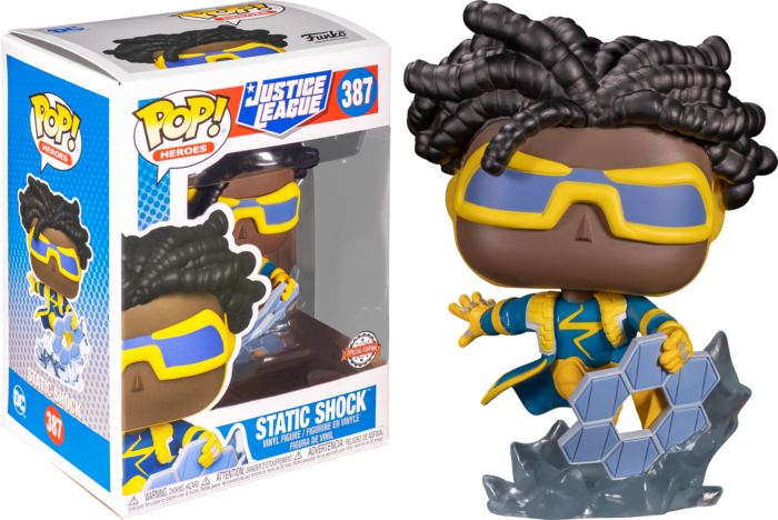 Funko Justice League - Static Shock Exclusive Pop! Vinyl Figure