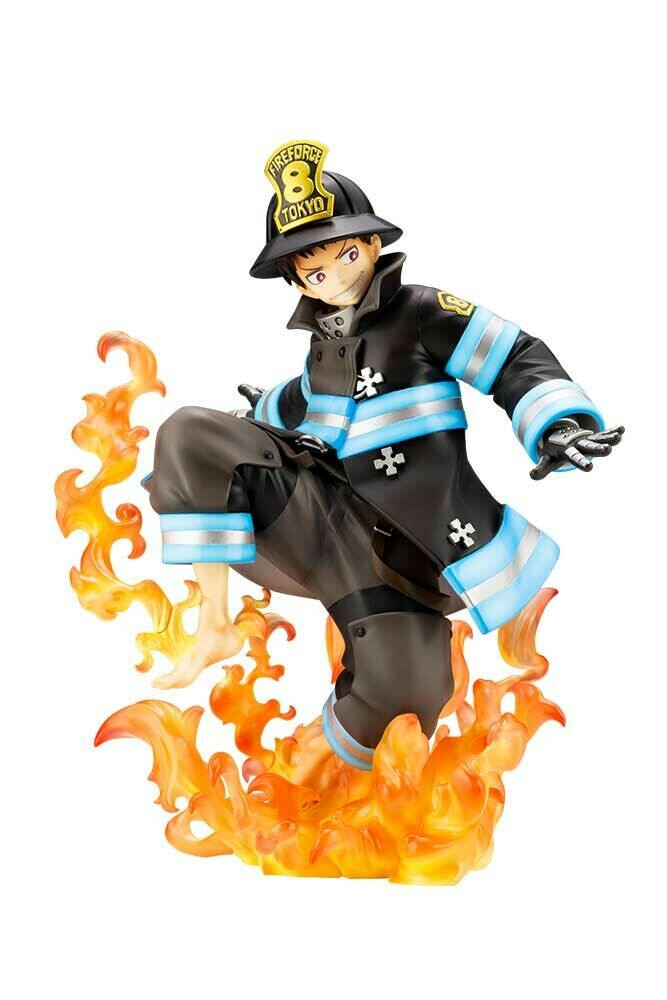 Kotobukiya Fire Force Shinra Kusakabe ArtFX J Statue