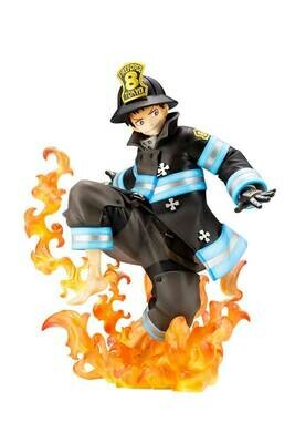 Kotobukiya Fire Force Shinra Kusakabe ArtFX J Statue