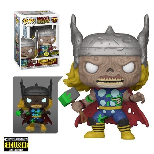 Marvel Zombies Thor Glow-in-the-Dark Funko Pop! Figure - Entertainment Earth Exclusive