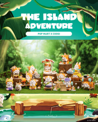 Pop Mart Coogi &amp; Foody The Island Adventure Series Blind Box of 12