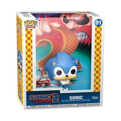 PRE-ORDER Funko Sonic the Hedgehog - Sonic 2 Exclusive Pop! Game Cover - SE Sticker
