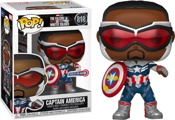 Funko The Falcon and The Winter Soldier - Captain America Year of the Shield Exclusive Pop! Vinyl Figure