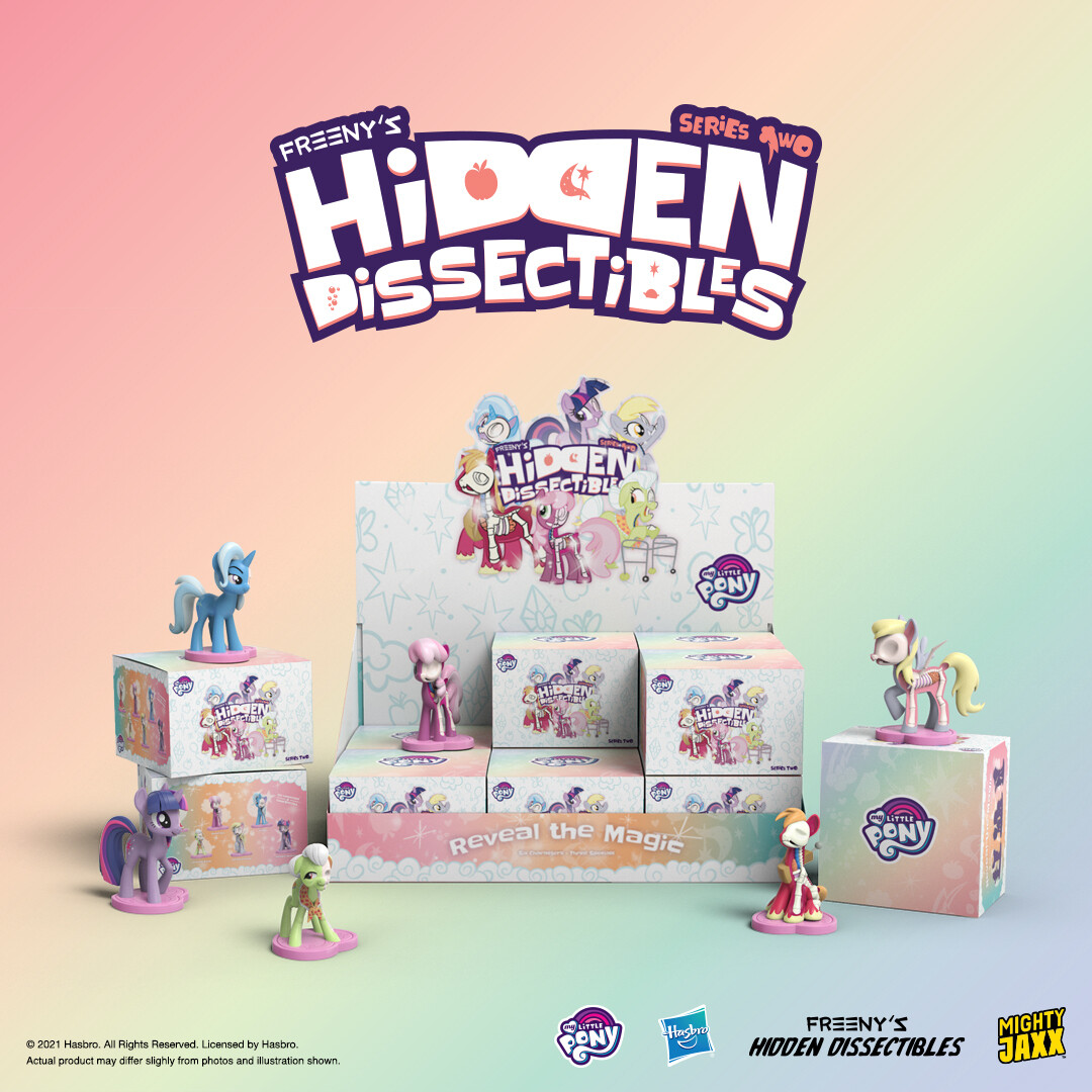 Mighty Jaxx Freeny&#39;s Hidden Dissectables: My Little Pony Series 2 Blind Box of 12