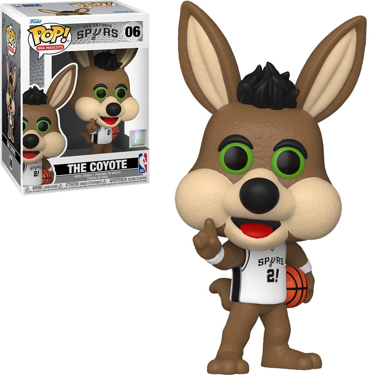 PRE-ORDER Funko NBA Mascots San Antonio Spurs The Coyote Pop! Vinyl Figure