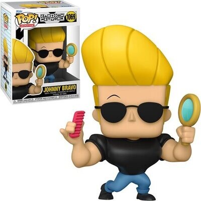 Johnny Bravo with Mirror and Comb Pop! Vinyl Figure - 2nd Batch