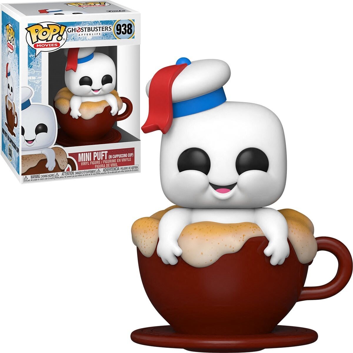PRE-ORDER Funko Ghostbusters 3: Afterlife Mini Puft in Cappuccino Cup Pop! Vinyl Figure