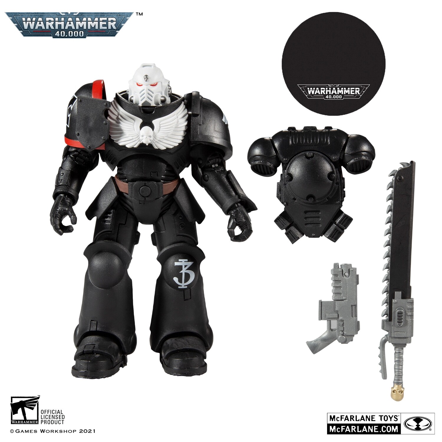 PRE-ORDER Mcfarlane Warhammer 40000 - Raven Guard Veteran Sergeant