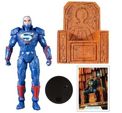 PRE-ORDER Mcfarlane Justice League: The Darkseid War DC Multiverse Lex Luthor Power Suit Blue