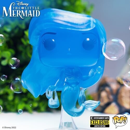 PRE-ORDER The Little Mermaid Ariel Blue Translucent Pop! Vinyl Figure - Entertainment Earth Exclusive