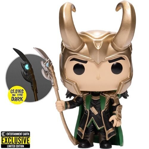 PRE-ORDER Funko Avengers Loki with Scepter Pop! Vinyl Figure - Entertainment Earth Exclusive - 2nd batch