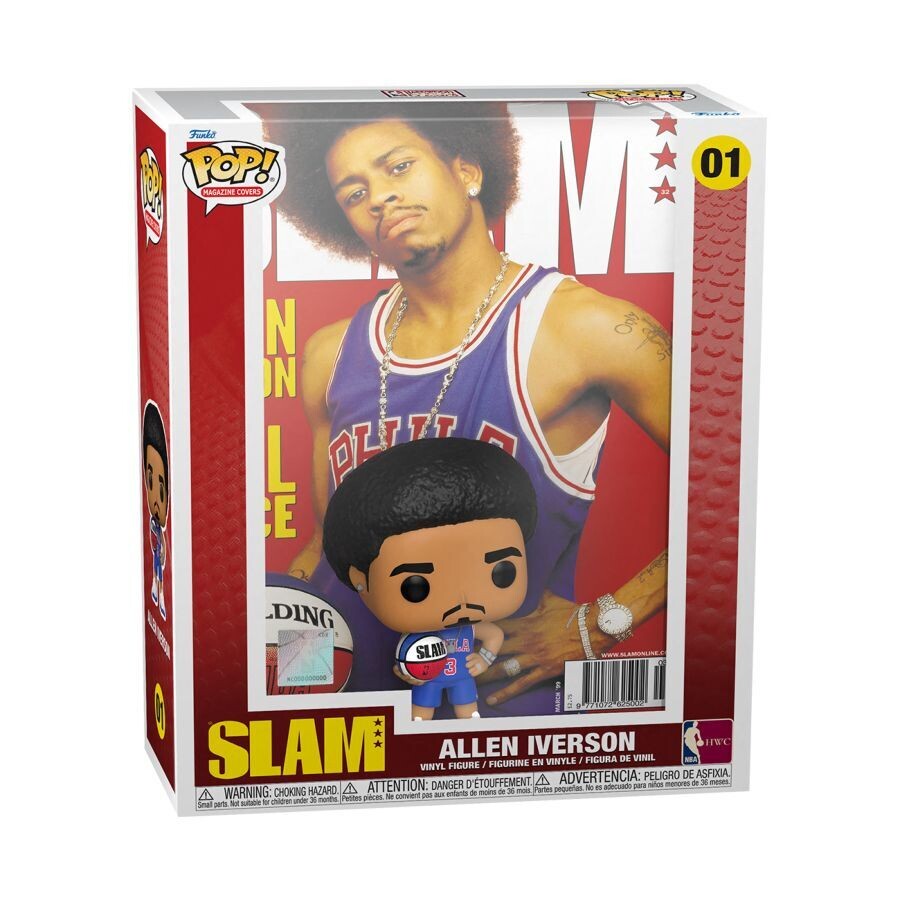 PRE-ORDER Funko NBA Slam - Allen Iverson Cover Pop! Vinyl Figure